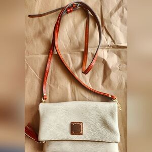 Dooney & Bourke Handbag, Pebble Grain Foldover Zip Crossbody